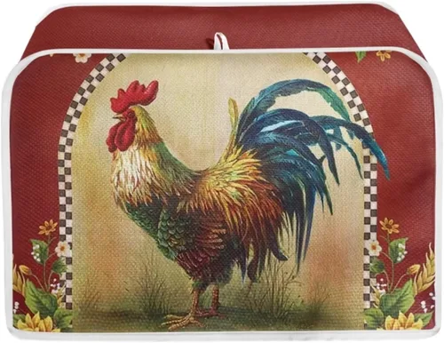 Vista 20 de Cubierta para tostadora de limón floral para horno tostador de pan de 2 rebanadas, protector de electrodomésticos pequeños a prueba de polvo