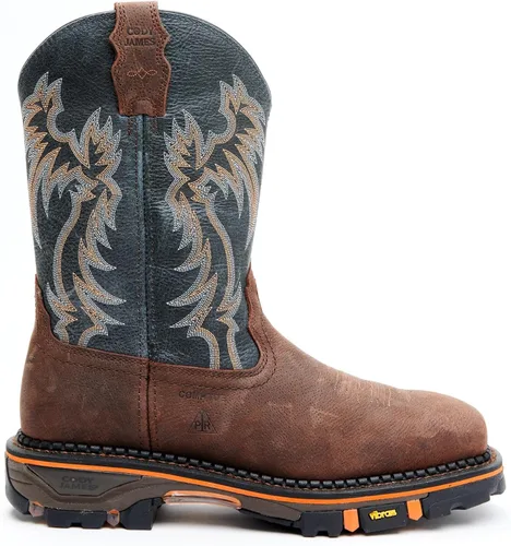 Vista 3 de Cody James Hombres 11" Decimator Cowboy Botas de Trabajo Nano Composite Toe - DBP-3-B