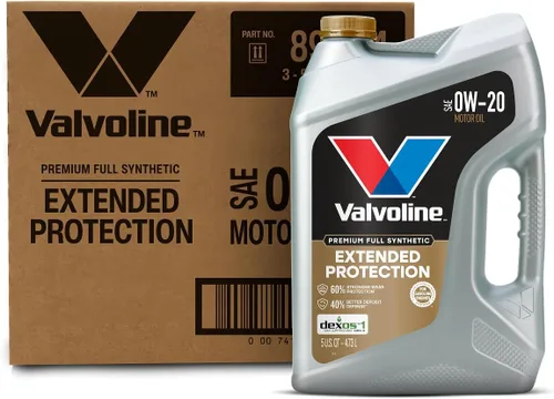 Vista 104 de Valvoline SynPower Full aceite sintético para motor, 1 Cuarto de galón, Ambar
