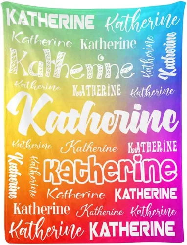 Vista 36 de Manta personalizada de bebé con nombre, manta personalizada con nombre para adultos, niños y familia (negro, 30 x 40 pulgadas)