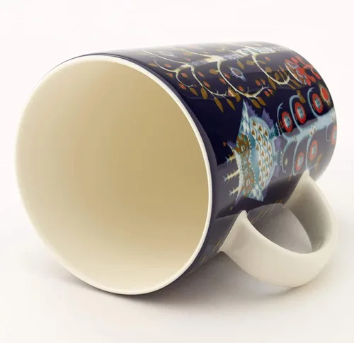 Vista 2 de Iittala Taza con asa, azul, 13.5 fl oz, paquete de 1