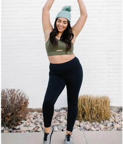 Vista 3 de Hi Clasmix Paquete de 5 leggings súper suaves para mujer, cintura alta, control de abdomen, entrenamiento, yoga, correr, gimnasio, fitness
