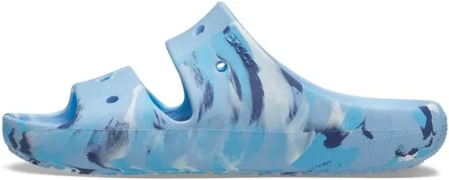 Vista 3 de Crocs Sandalias clásicas unisex para adultos con diseño marmoleado