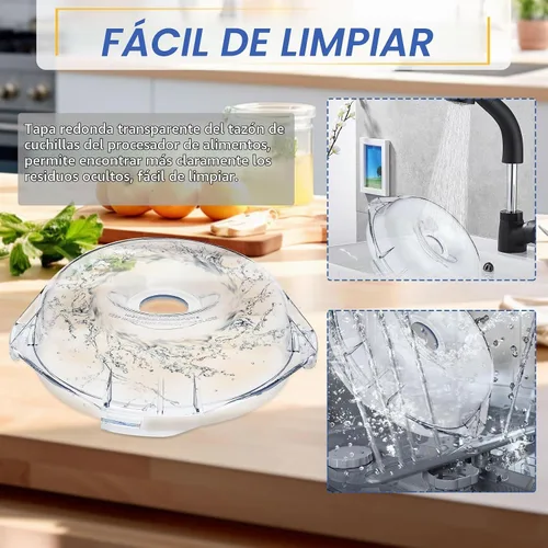 Vista 6 de 106458S - Tapa de cuenco para cortador compatible con robot cupé R2, R2B, R2 DICE, R2N, R101B