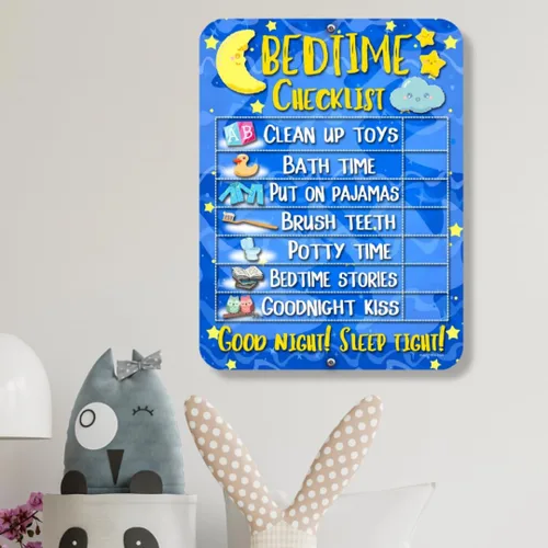 Vista 7 de Honey Dew Gifts Tabla diaria de recompensas de rutina para niños y autismo, calendario de aprendizaje de estaño para niños, herramienta de enseñanza