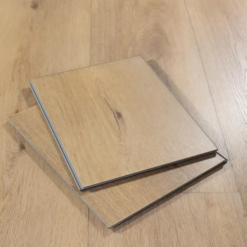 Vista 28 de Muestra de corte de 12" de suelo de tablón de vinilo de lujo Instalación DIY con clic, capa de desgaste de 40 mil, LVP resistente al agua y a
