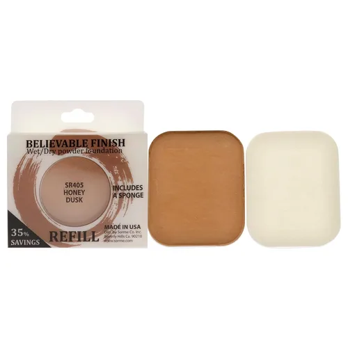 Vista 8 de Sorme' Treatment Cosmetics Believable Finish - Recambio de base doble activa, gamuza beige