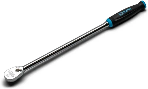 Vista 9 de Capri Tools - Trinquete de perfil bajo de cuadrante de 1/2 pulgada, 72 dientes verdaderos y arco oscilante de 5 grados