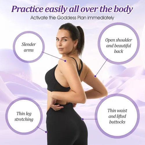 Vista 6 de 3 bandas de resistencia, figura 8 bandas de resistencia con asas, banda elástica de ejercicio para yoga, pilates, brazo, espalda, hombro
