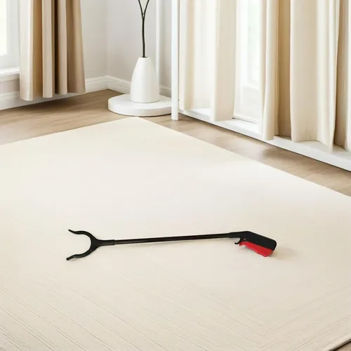 Vista 5 de Angoily Recogedor de basura de 23.62 pulgadas, herramienta de agarre de basura resistente con mango ergonómico para recolección de basura