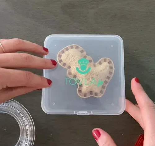 Vista 7 de Tovla Jr. Juego de cortador y sellador de sándwiches con soporte para niños, juego de almuerzo definitivo, lindos cortadores de galletas, lonchera