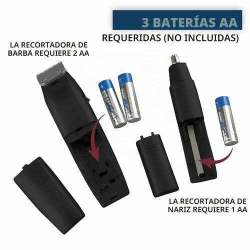 Vista 8 de Recortador Wahl de bigote y barba, Negro