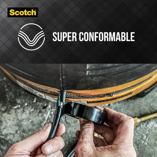 Vista 7 de 3M Scotch Super 33+ Cinta eléctrica de vinilo, 0.75 pulgadas por 66 pies
