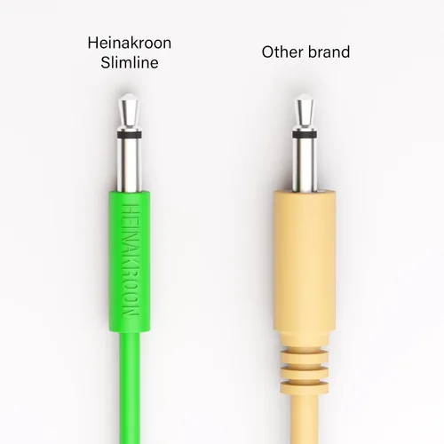 Vista 8 de Cables de conexión CV multicolores de perfil bajo en ángulo/recto de 0.138 in - NO para guitarras - Cables de conexión modulares Eurorack, paquete