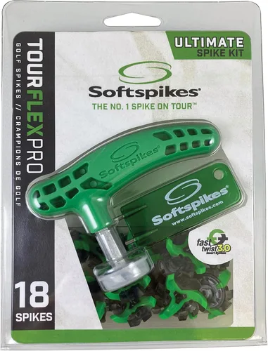 Vista 10 de Softspikes Tour Flex Pro Tacos de golf con giro rápido Fast Twist 3.0-18 púas - Negro