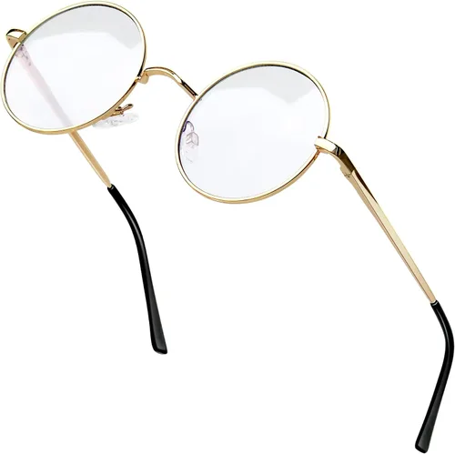 Vista 72 de KANASTAL Gafas de sol redondas polarizadas para mujeres y hombres, estilo hippie con protección UV400