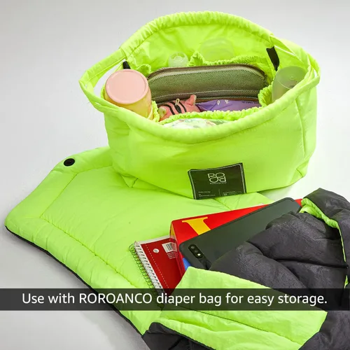 Vista 3 de ROROANCO Bolsa de hombro acolchada para mujer, ligera, convertible en mochila, bolsa cruzada de viaje
