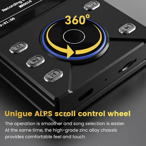 Vista 7 de LICAEVEY Reproductor de MP3 de alta fidelidad Bluetooth 5.4, reproductor de música portátil sin pérdidas con reproducción de 20 horas