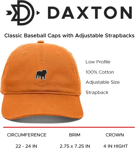 Vista 3 de Daxton Gorro de béisbol para papá con diseño de razas de perros