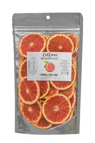 Vista 12 de Rebanadas de naranja sanguina deshidratada, rebanadas de naranja sanguina seca por cokcerez 3 oz (85 gr)