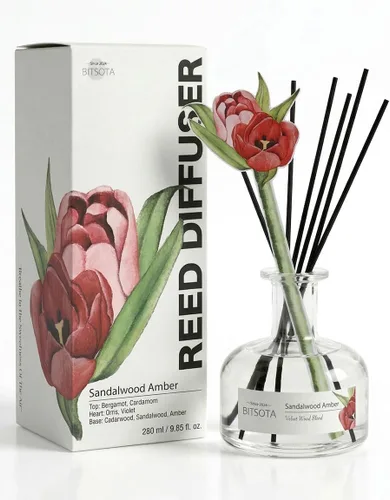 Vista 13 de Juego de Difusor de Aromas con Varillas, Difusor Aromático con Varillas para Fragancias del Hogar, Difusor de Aromas para Decoración de Estanteria