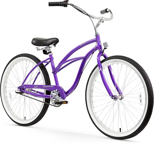 Vista 19 de Sixthreezero Urban Lady Beach Cruiser - Bicicleta híbrida de 3 velocidades para mujer