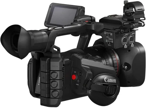 Vista 2 de Canon Videocámara XF605 UHD 4K HDR Pro – Sensor CMOS de 1 pulgada, zoom óptico de 15x, AF de doble píxel, Wi-Fi, cámara de video profesional