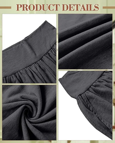 Vista 5 de Neer 2 piezas de pantalones deportivos de yoga de pierna ancha para mujer, pantalones de descanso de cintura alta, pantalones de entrenamiento
