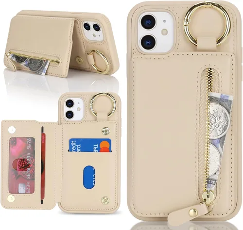 Vista 9 de Havaya Funda compatible con iPhone 11, cartera MagSafe con tarjetero - Funda magnética desmontable 2 en 1 - Ranuras para tarjetas de crédito