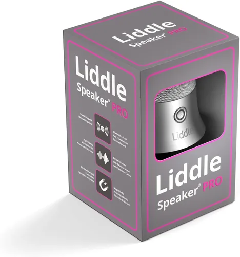 Vista 2 de D3 Products Liddle Speaker Pro - Altavoz portátil magnético Bluetooth con micrófono para iPhone 12/13/14/15/16 - 5W de audio inalámbrico, 8 horas
