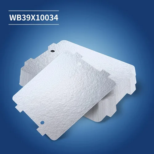 Vista 6 de Parte #WB39X10034 262100100006 Cubierta de guía de ondas para microondas de 3-7/8 x 4-1/4 pulgadas, compatible con microondas General Electric (GE)