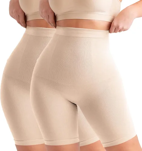 Vista 10 de EMPETUA Shapermint - Shorts moldeadores de cintura alta, para control del abdomen, tallas de S a Plus