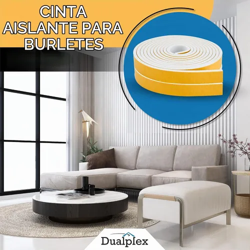 Vista 3 de Tira selladora de espuma de alta densidad para burletes de puerta, cinta aislante en rollo para aislar marco de puerta, ventana, aire acondicionado
