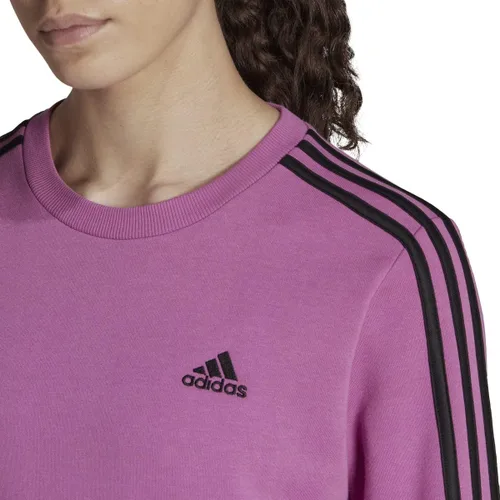 Vista 24 de adidas Sudadera Essentials de forro polar con 3 rayas para mujer