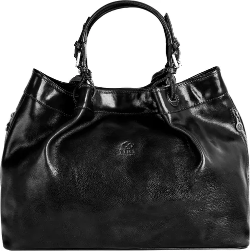 Vista 10 de Time Resistance Bolso de cuero - Bolso con asa superior - Bolso de cuero de grano completo para mujer Marrón