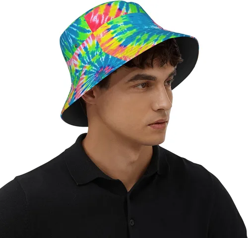 Vista 8 de Sombrero de pescador de mariquita blanca a la moda, ligero, para exteriores, para vacaciones en la playa, sombrero para mujer, vacaciones, viajes