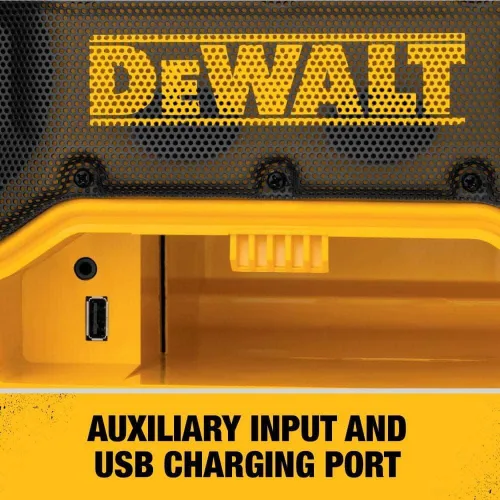 Vista 11 de DEWALT Radio Bluetooth MAX de 20 V, rango de 100 pies, portátil para lugares de trabajo (DCR025)