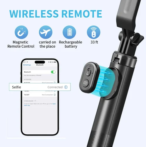 Vista 7 de Mini trípode para selfie, trípode flexible de bolsillo, agarre para teléfono Android para teléfono, portátil, tamaño pequeño, para viajes, teléfono
