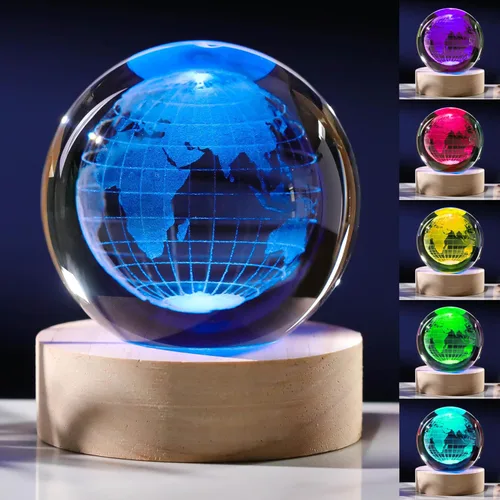 Vista 45 de Regalos de Tortuga Marina 3D para Mujeres, Bola de Cristal de 60mm - Figuras de Tortuga Marina Decoración de Vidrio Animales Figurina Decoración