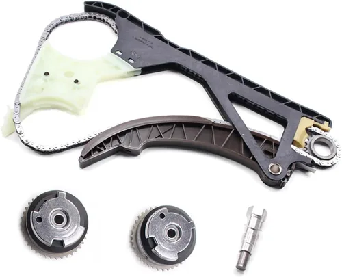 Vista 8 de AUCERAMIC Kit de cadena de distribución 11318648732 con ajustador de árbol de levas VVT Compatible con BMW N51 N52 N55 S55 128i 135i 325i 328i 335i