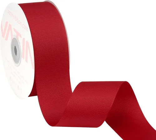 Vista 33 de VATIN Cinta de Grogrén Negra, 1-1/2" x 50 Yardas Continuas, Cinta de Grogrén de Poliéster Negra, Usar para Lazos de Bricolaje, Accesorios