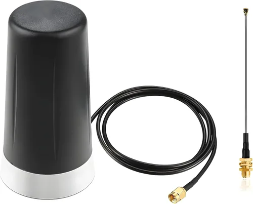 Vista 8 de Antena LoRa de 915MHz de Slinkdsco con 10dBi de ganancia, antena omnidireccional SMA macho de largo alcance de 17cm (2 juegos), Meshtastic