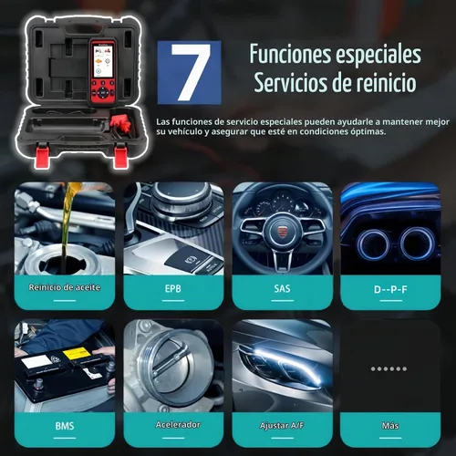 Vista 4 de Autel Escáner de MaxiDiag MD808 Pro OBD2, herramienta de escaneo