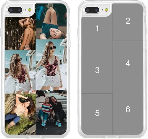 Vista 26 de Funda de teléfono personalizada para Apple iPhone 8 Plus iPhone 7 Plus, personalizada con foto, imagen, texto, imagen, diseño de imagen