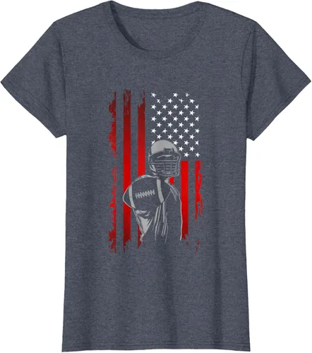 Vista 48 de Camiseta de fútbol americano, Negro