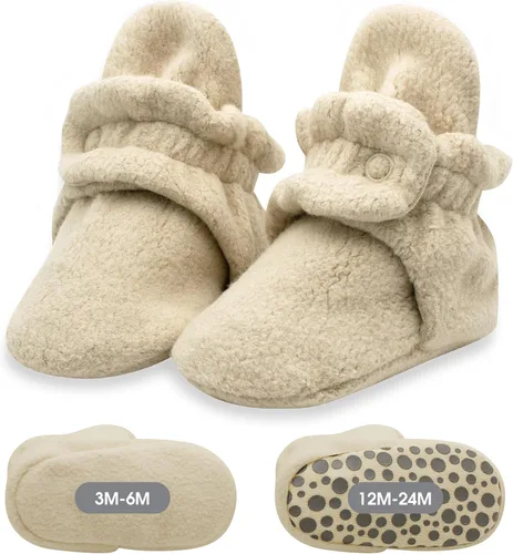 Vista 21 de Zutano Botines de forro polar unisex para bebé, con cierre de dos broches, de recién nacido a 24 meses Rosa bebé