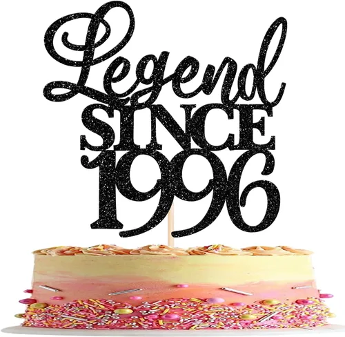 Vista 16 de Rsstarxi 1 paquete de decoración de pastel con purpurina de leyenda desde 2012 para decoración de tarta de cumpleaños 13 años para decoración