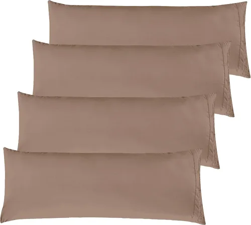 Vista 32 de Elegant Comfort Fundas de almohada sólidas de microfibra de alta calidad hotelera, tejido suave, resistente a las arrugas y a las manchas, fácil