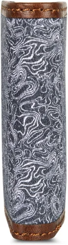Vista 7 de Eddie Bauer Billetera de cuero y lona de algodón impresa para hombre (gráficos surtidos)