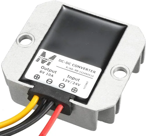 Vista 4 de uxcell Convertidor de voltaje de alimentación DC 12V/24V a DC 6V 10A 60W impermeable voltaje convertidor convertidor